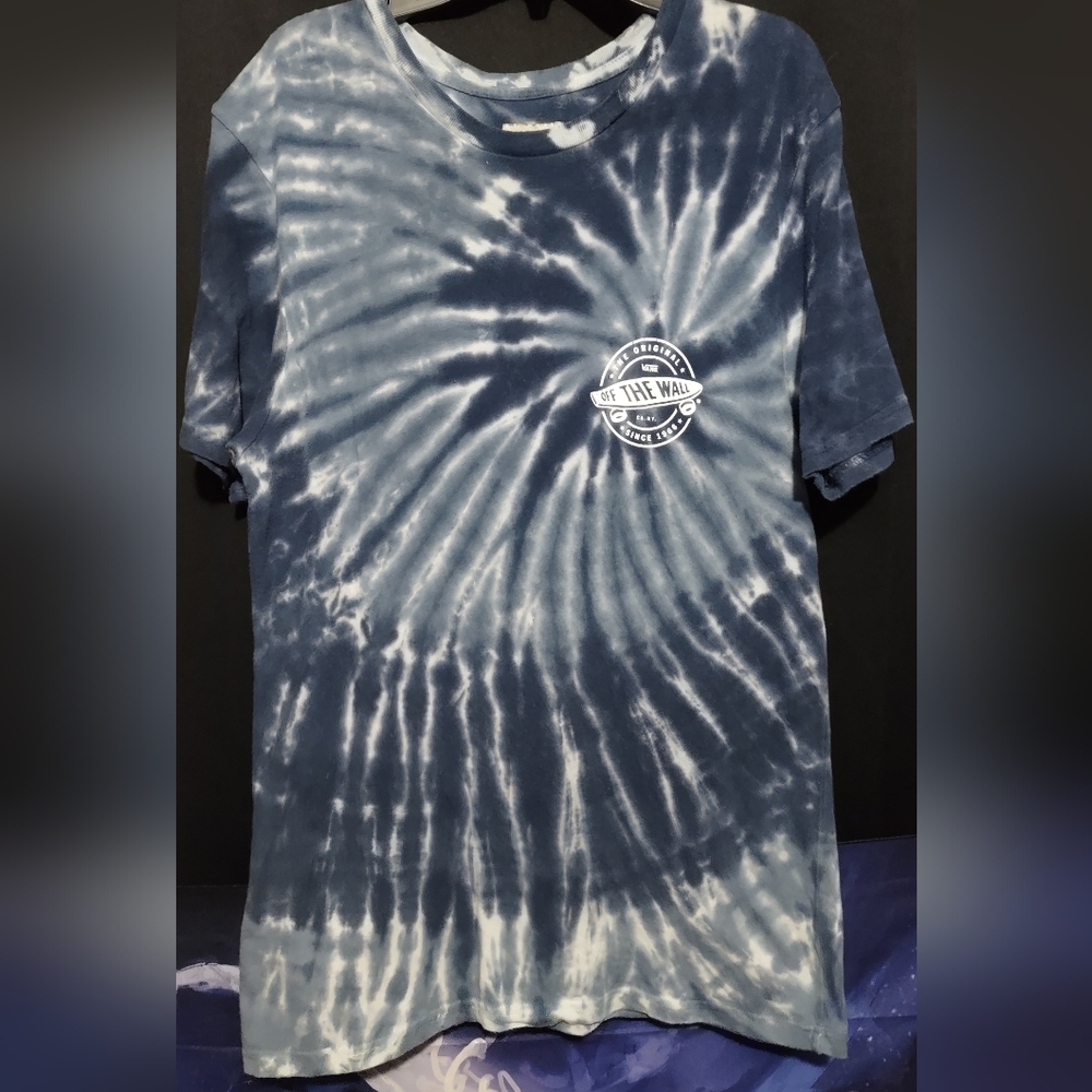 Vans Blue Tie-Dye Short Sleeve Tee